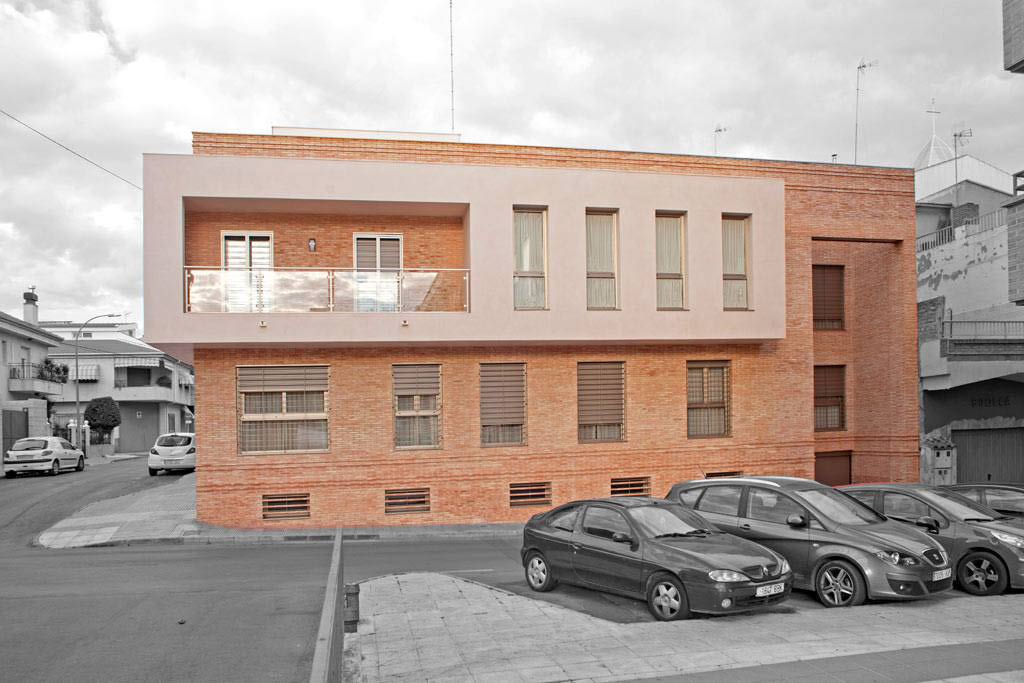 Fachada marmorino polvere media